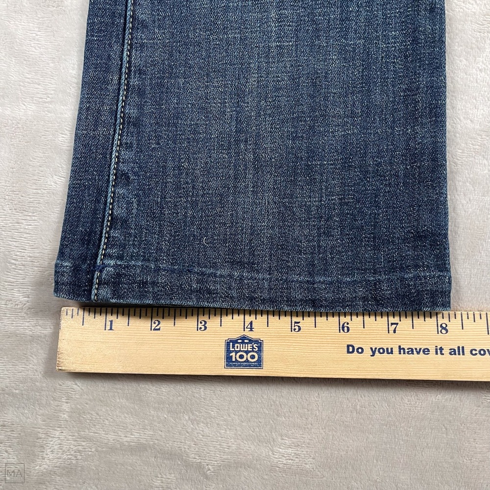 American Eagle Women's Jeans Original Boot Cut Denim Casual 2 Short Blue - Picture 6 of 7
